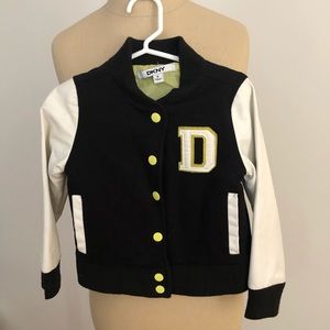 Used girls DKNY varsity jacket
